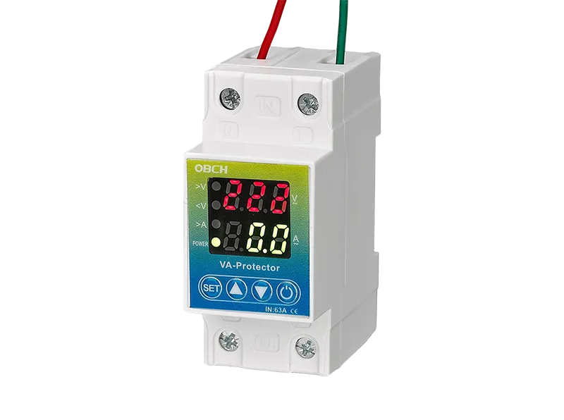 OBS7-4 Dual Display Blue and Green Signage OBCH Digital voltage/current protector