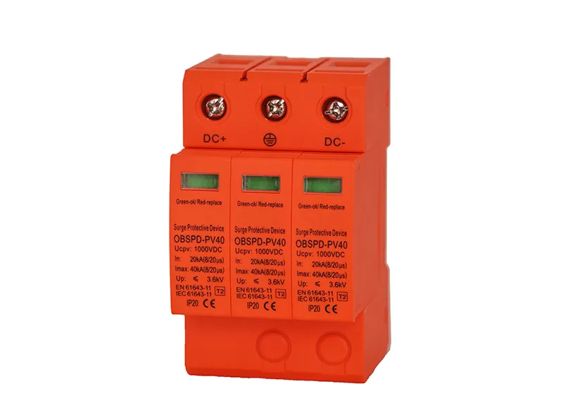 DC Type 2 40kA Surge Protector SPD