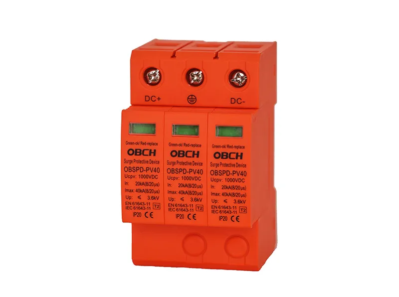 DC Type 2 40kA Surge Protector SPD