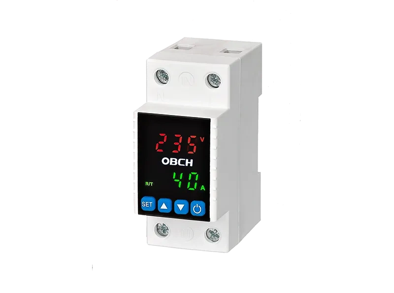 /OBS7-6-VA/1P+N Digital voltage/current protector with lighting logo