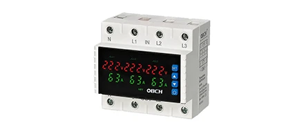 OBS7-6/3P+N 63A 3P 63A Voltage/current Protector with Digital LCD Display