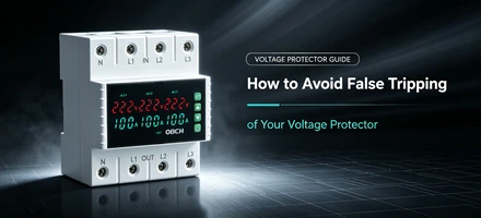 Three Phase Digital Voltage/Current Protector with Lighting Logo